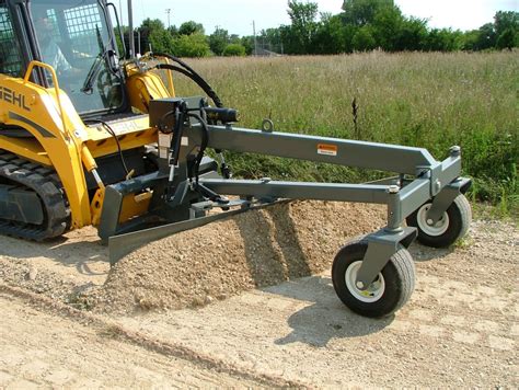 grader attachment for skid steer|grading attachment skid steer loader.